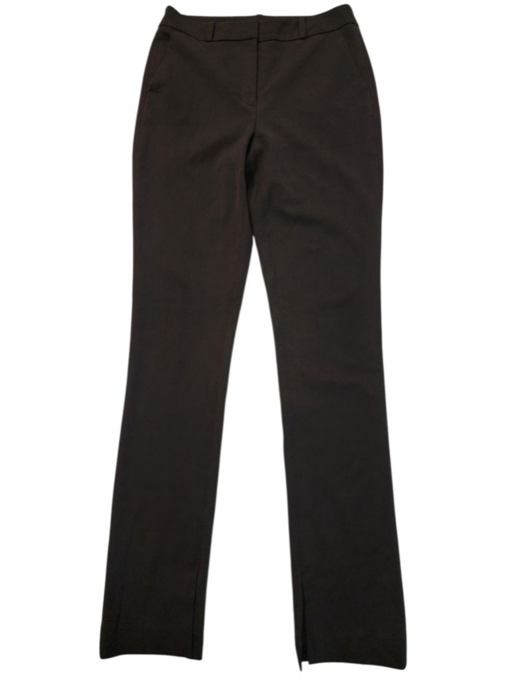 White House Black Market Dress Pants Size 4 Career Slacks Trousers Ankle Slits